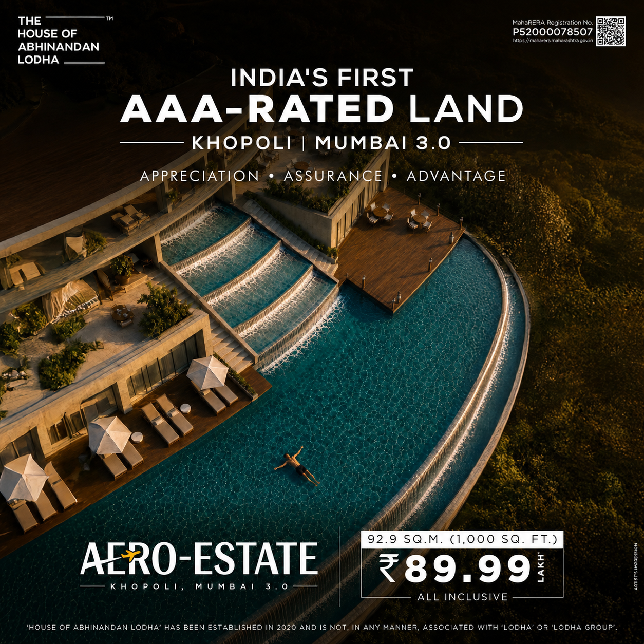 Aero-Estate Khopoli — India's First AAA-Rated Land